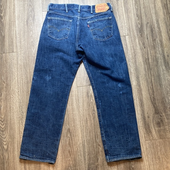 Levi Strauss / Levi's 501 button fly jeans, sz 38 x 34 - Picture 6 of 13